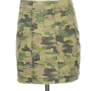 Free People Floral Camouflage Mini Skirt size 4